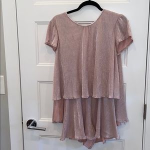 NWT Women’s Flow Rose Pink Romper size S